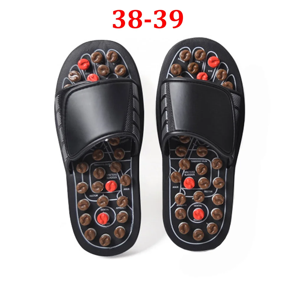 1 Pair Reflexology Foot Massager Slippers Acupuncture Therapy Shoes Sandals