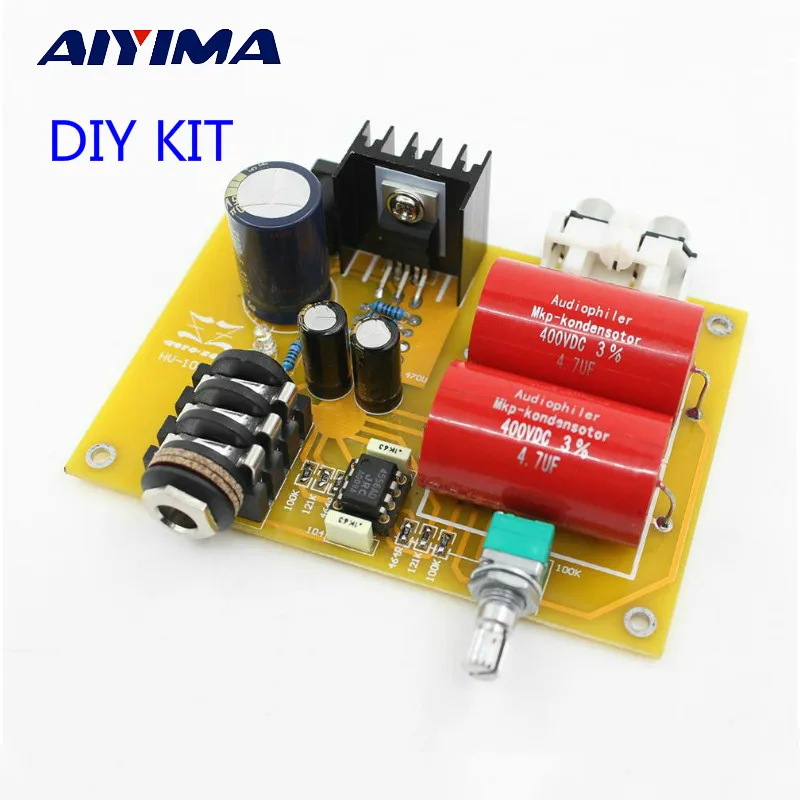 

AIYIMA HV-10-RA1 Headphones Amplifier Audio Kits Headphone Amp Diy Can Use Battery and Power Adapter