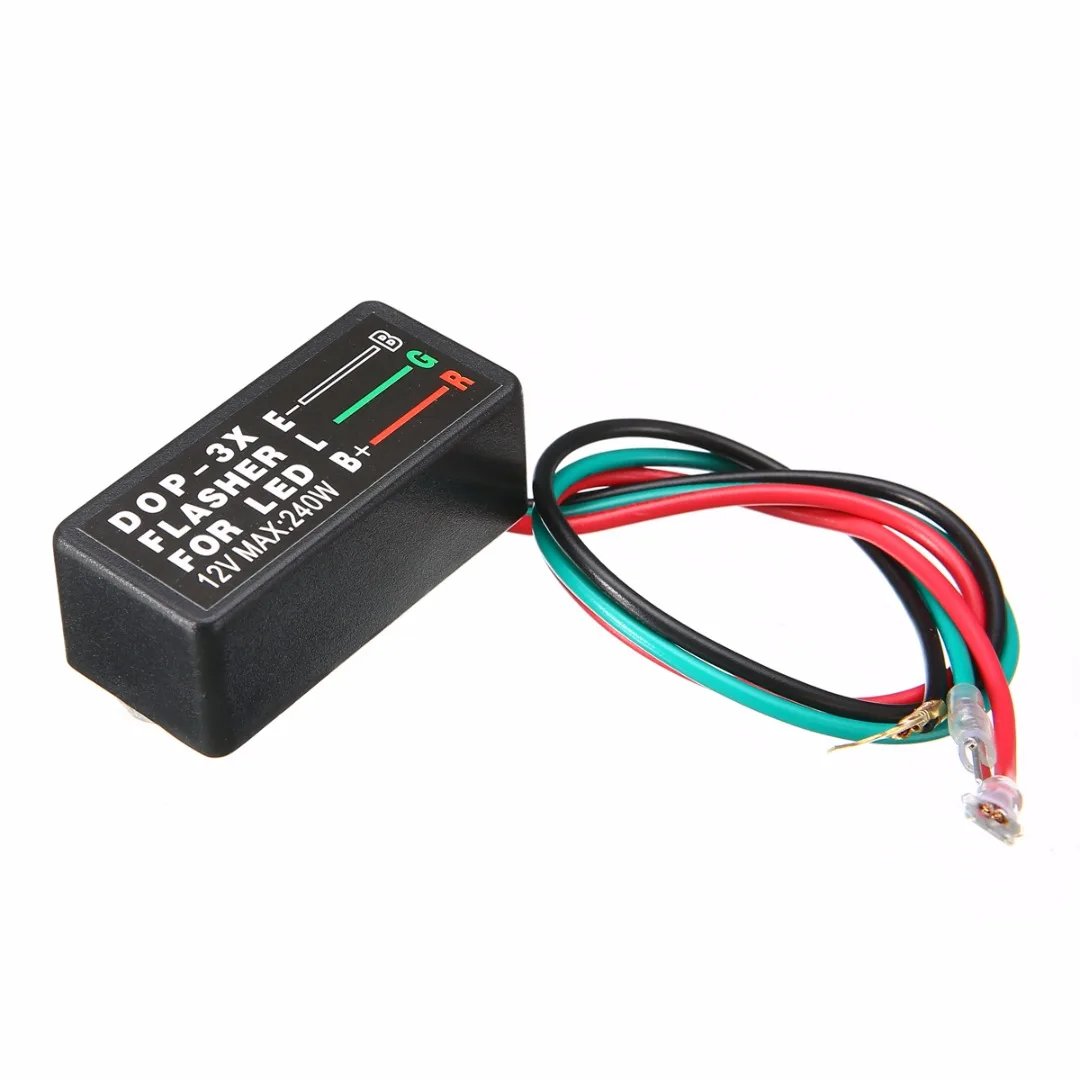 12v 3pin Motorcycle Universal Led Turn Signal Light Flasher Blinker