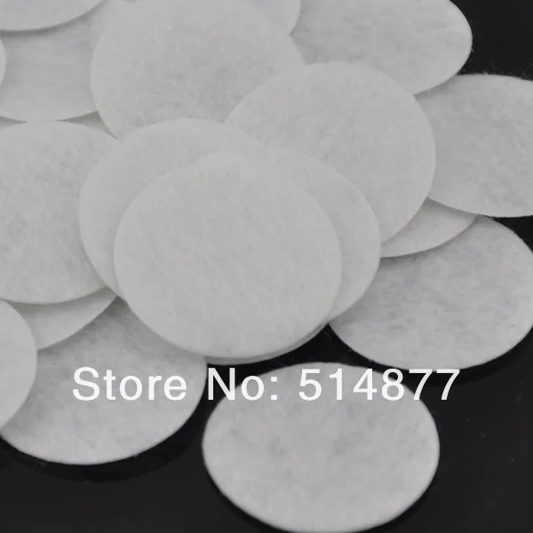

100pcs Felt 20mm Circle Appliques -White Free Shipping
