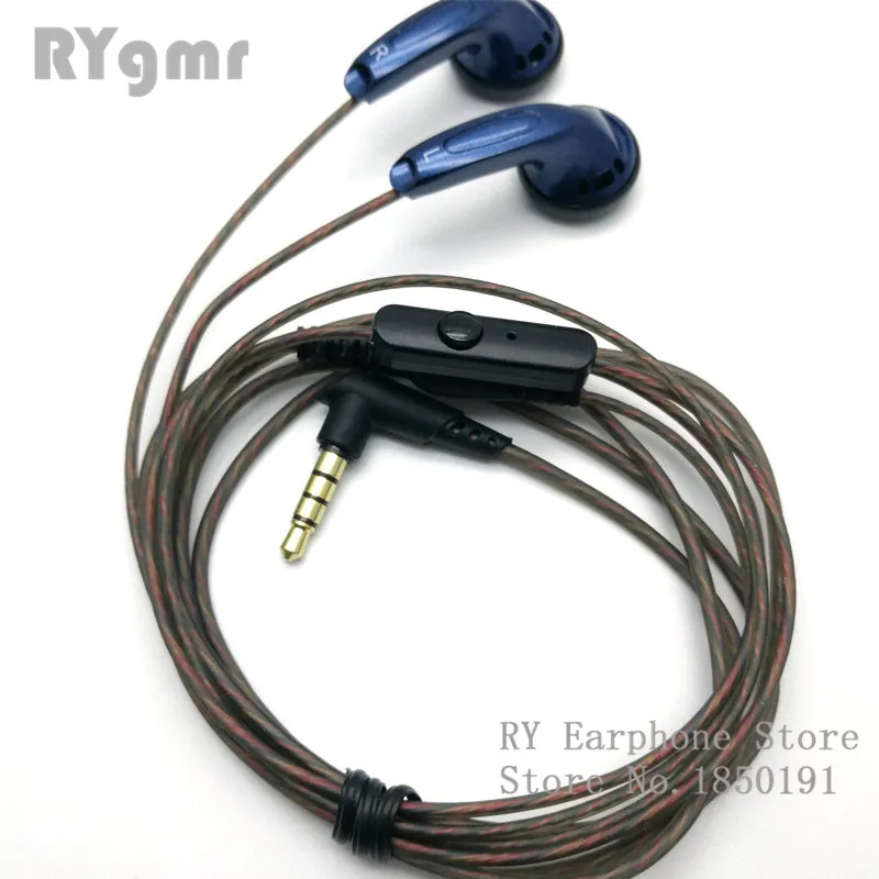 Оригинальные Внутриканальные наушники RY4S 15 мм Hi Fi с качественным звуком