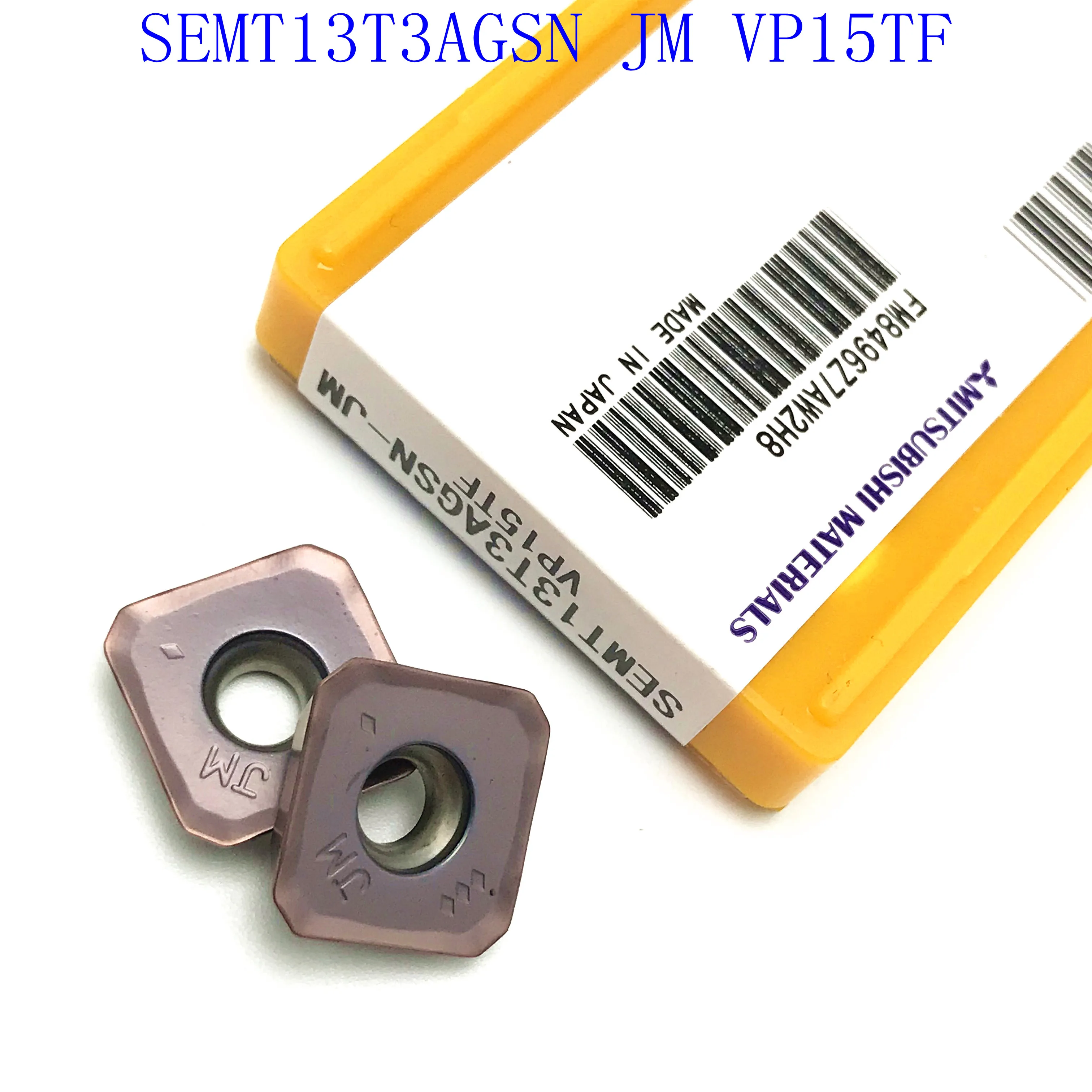 20PCS SEMT13T3AGSN JM VP15TF, SEMT13T3AGSN JM US735 milling inserts carbide inserts milling machine tool lathe cutter