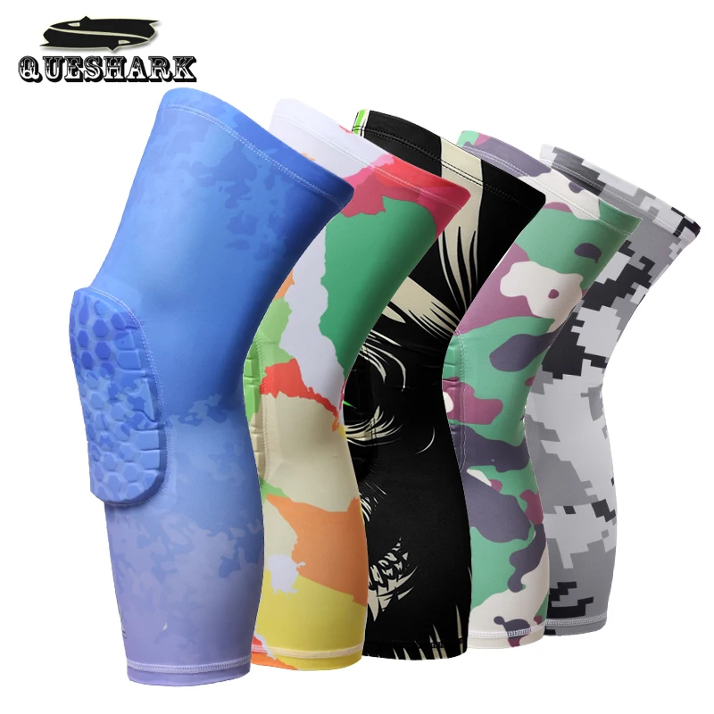

1pc 3D Print Honeycomb Knee Pads Sports Running Kneepads Basketball Football Training Knee Support Protector Volleyball Kneelets