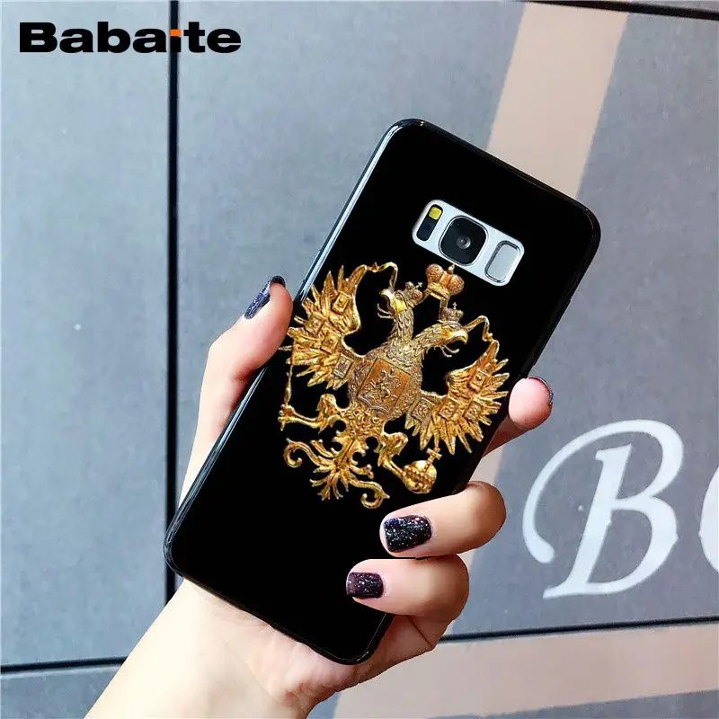 Babaite Armenia Albania флаг России герб чехол для телефона samsung Galaxy S8 S7 edge S10 S10E S10lite S9plus S5 M10 20