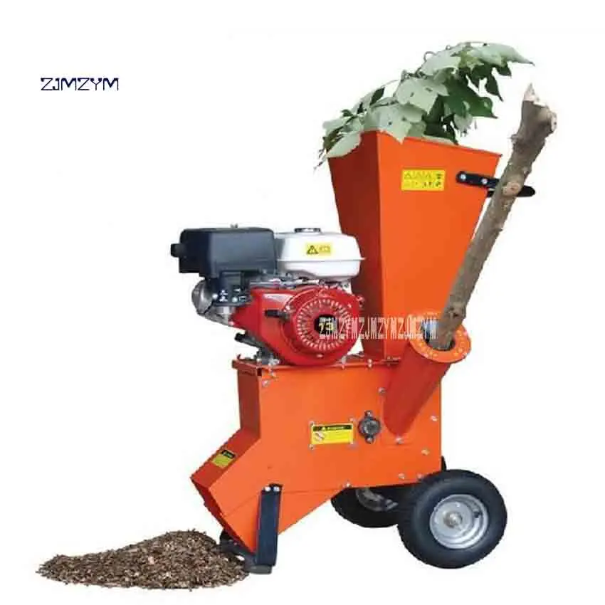 

New Arrival 13 Horsepower Tree Branch Crusher Grinder Garden Wood Shredders With Gasoline Engine 2400rpm 389CC 6L 13HP/3600rpm