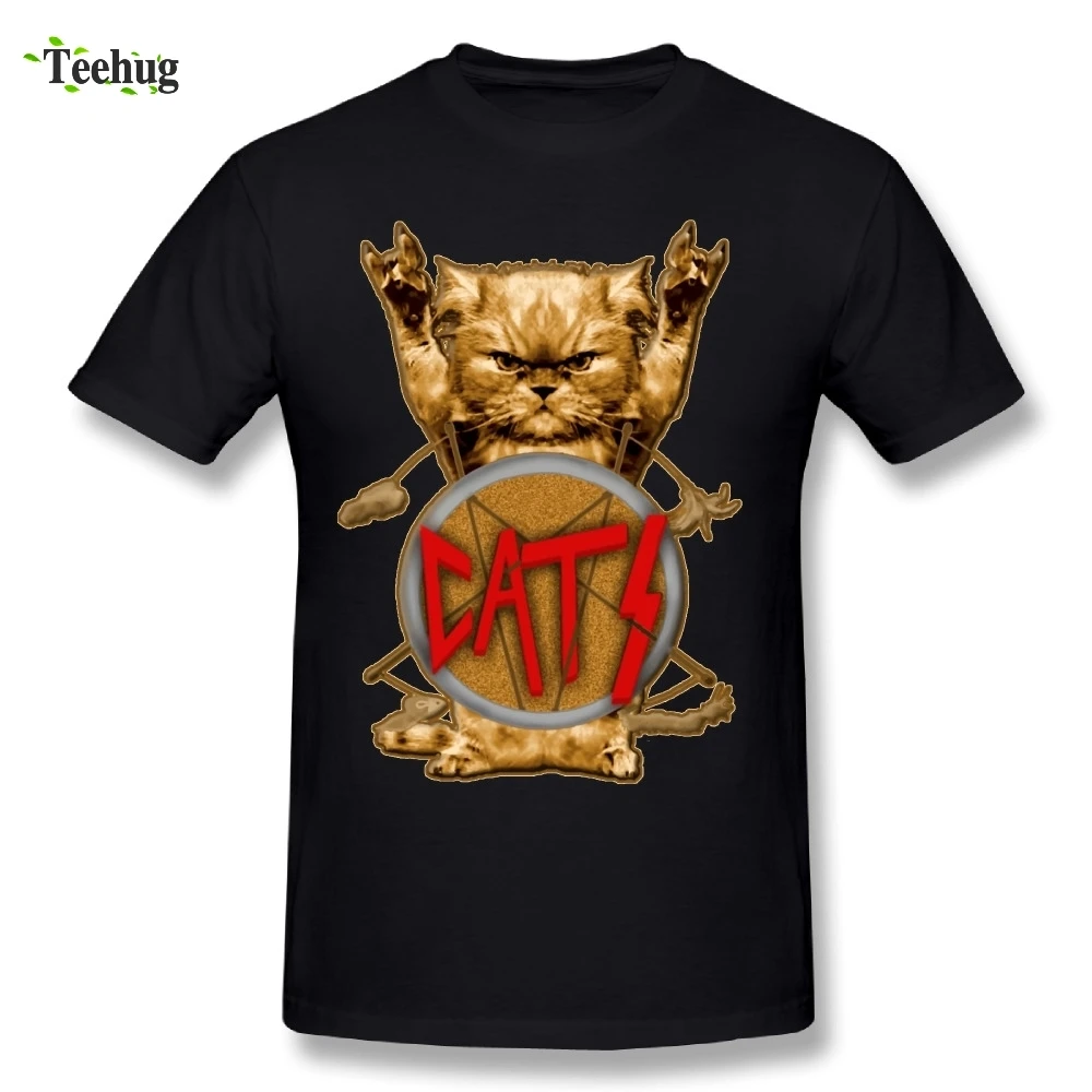 

Cool 100% Cotton Boy Cat Slayer Tee Shirt Great Cotton T-shirt Wholesale