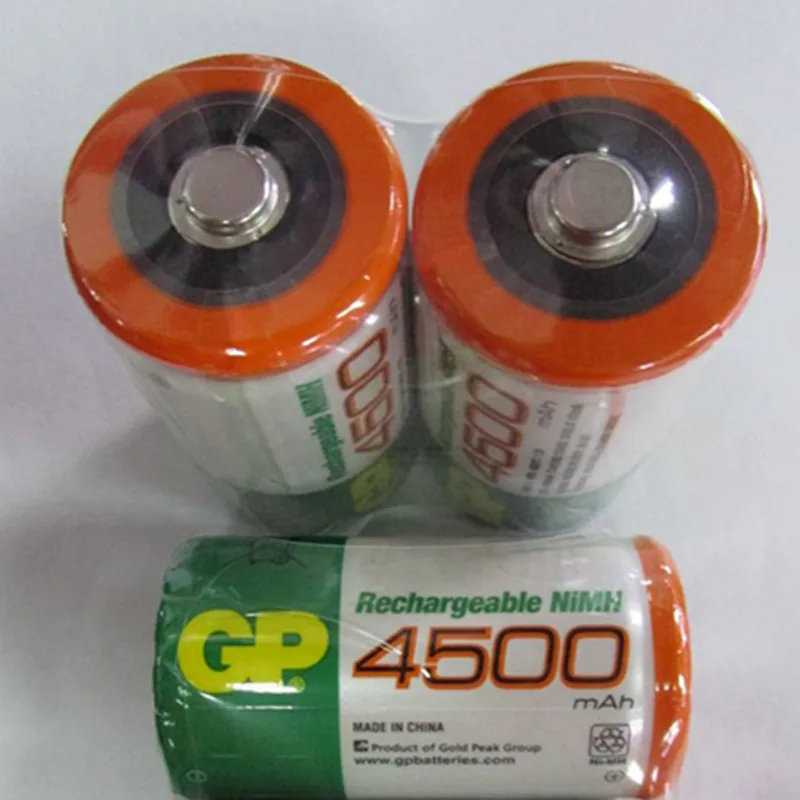 1pcs/lot High reliable for GP rechargeable battery d size 1.2V ni mh