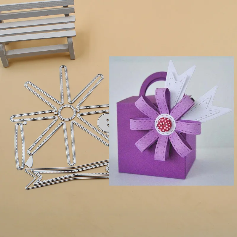 3D бант для подарков из металла трафареты для пресс-формы для DIY альбом для скрапбукинга Бумага декоративная открытка Ремесло тиснение