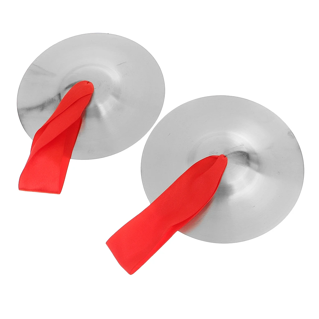 1 Pair Copper Cymbal Hand Percussion Instruments Nice Percussive Sound Bright Tone Good Gift Toys for Child