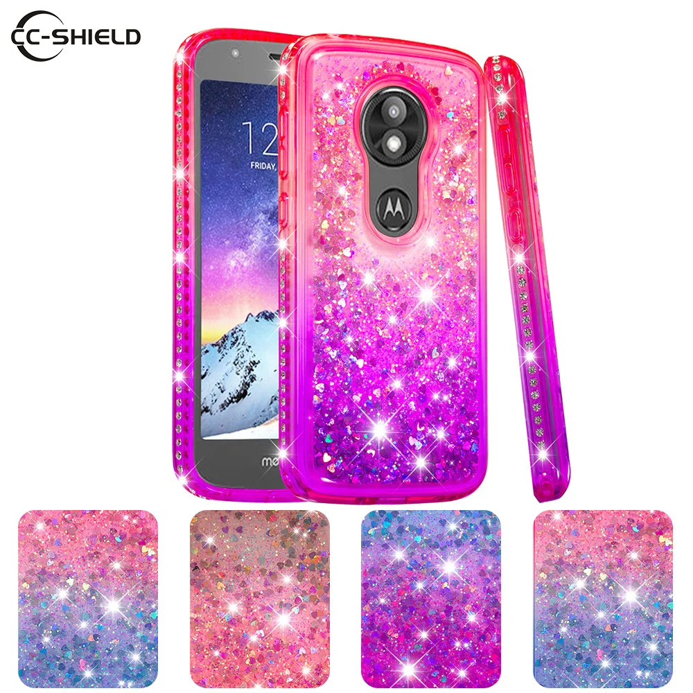 

Quicksand Case for Motorola Moto E5 Play XT1921 MotoE5 Play XT1921-5 XT1921-6 Jewelled Phone Case for Moto E5Play Soft Cover