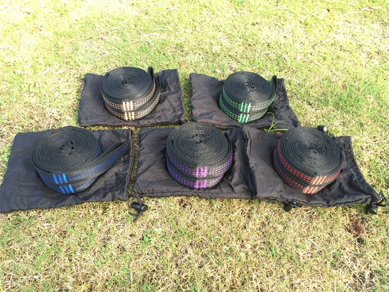 Super Strong Hammock Strap Hanging Hammock Belt Hamaca Hamak for Camping,Traveling,Portable Hanging Tree Rope Free shipping