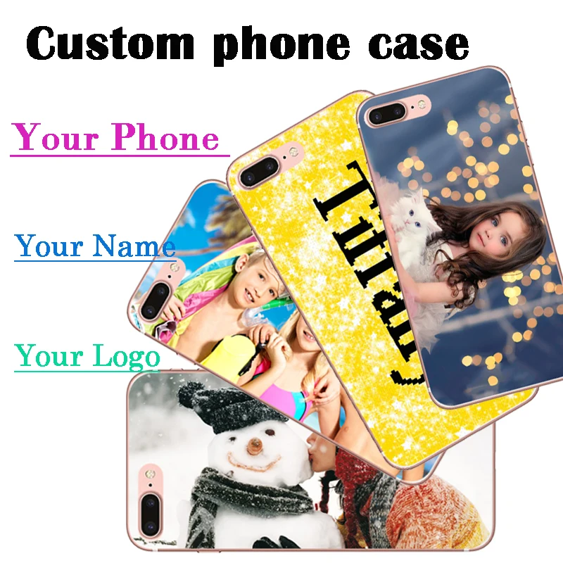 DIY Custom Phone Case for Alcatel 1x 2019 Photo Cover Printed Name Logo For 1X Soft Back cases | Мобильные телефоны и