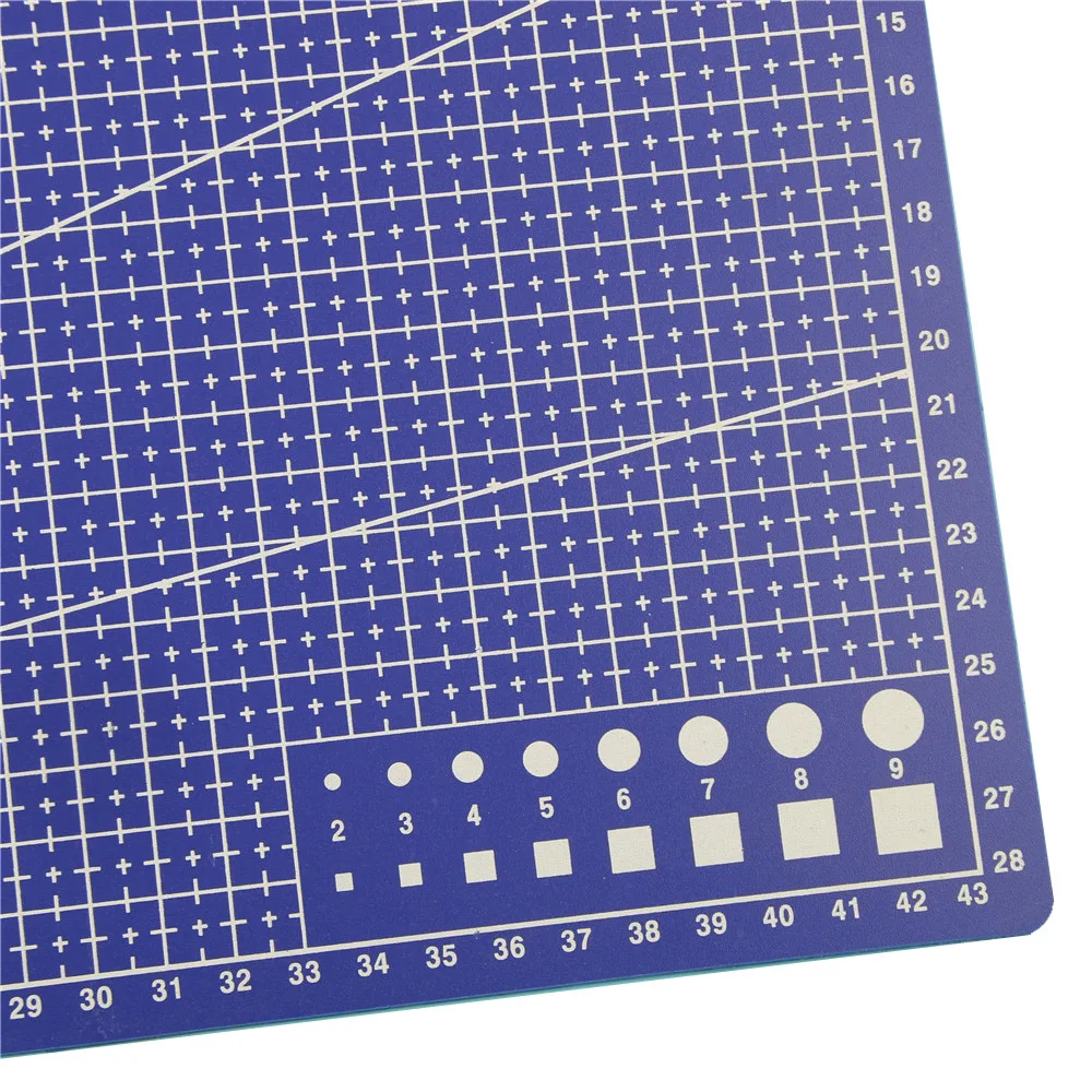 1 Pc A3 Pvc Rectangle Grid Lines Cutting Mat Tool Plastic Craft Diy Tools 45cm * 30cm