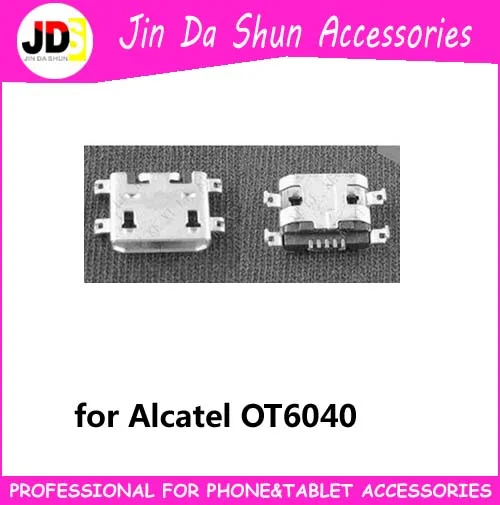 JDS для Alcatel One Touch Idol X Dual OT6040 OT 6040 6040D 6040E Micro USB коннектор зарядки штепсельная вилка