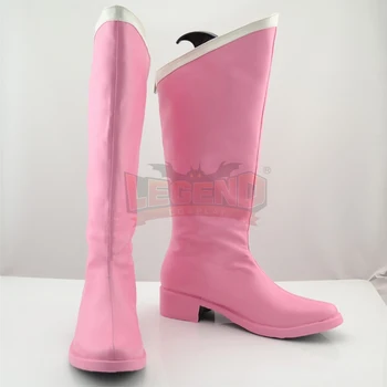 

Sailor Moon ChibiUsa shoes Custom made costume any size female cosplay shoes pink boots