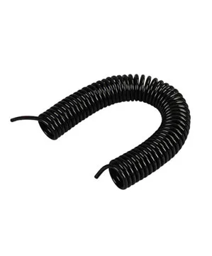 Free shipping PU8*5mm spring air compressor hose and quick detachable connectors, pneumatic hose 6-15M, Air compressor parts - Цвет: Black 15 meters