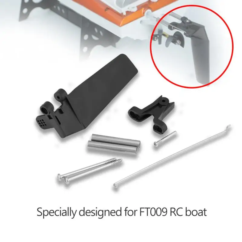 RC Boat Tail Rudder Remote Control Model Accessories Steering Tail Rudder Component Set for