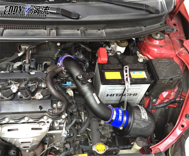 For Toyota Yaris 1.3 2014 2015 EDDYSTAR CF A Carbon Fiber Cold Air