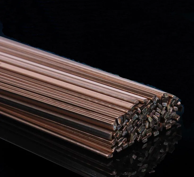 

10PCS/lot BCu93P HL201/BCuP-2 phosphorus Refrigerator Parts flat Rectangle Welding Rods for copper tube 1.3X3.2X400mm