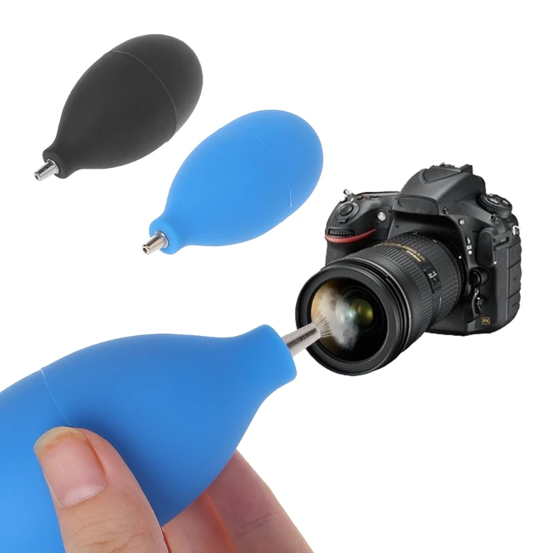 

Rubber Metal Mouth Air Blower Pump Dust Cleaner Tool For Digital Camera Lens