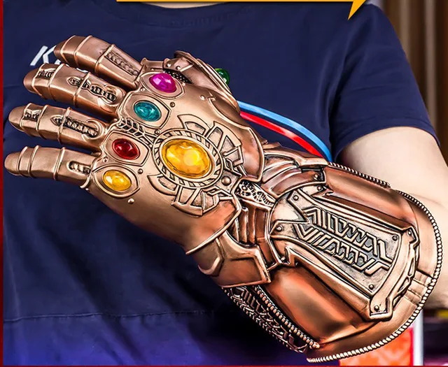 2018 Movie Avengers 3 Infinity War Thanos Cosplay Infinity Glove LED
