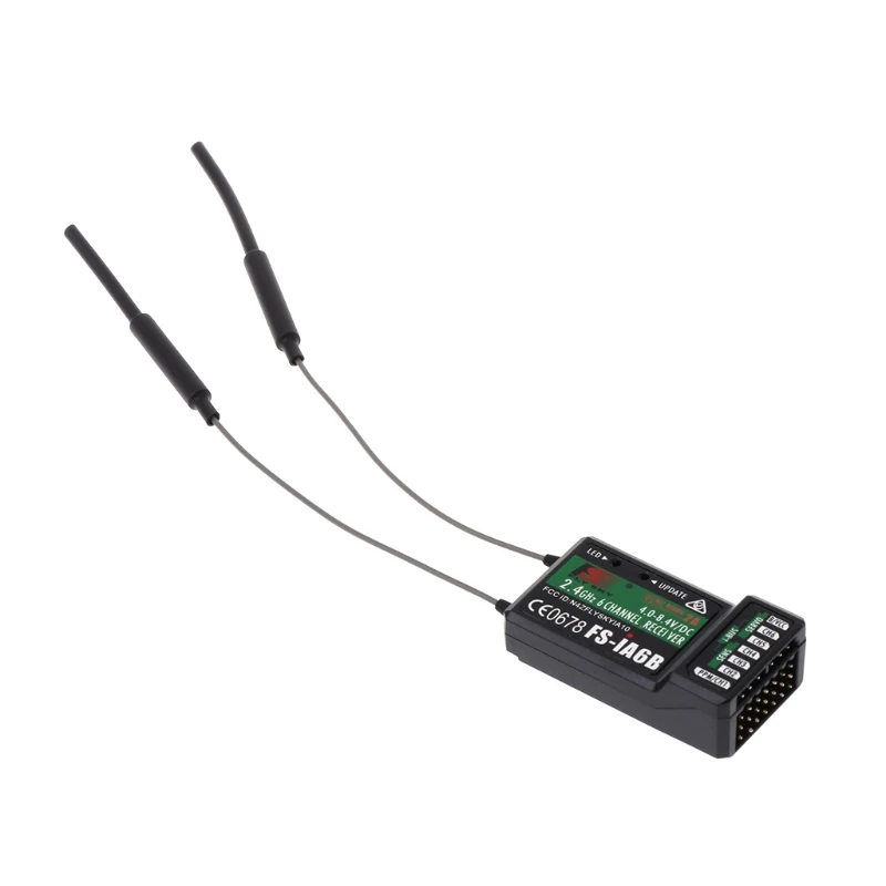Flysky FS iA6B 2 4 GHz 6CH приемник PPM выход iBus порт для i4 i6 i10 GT2E|Детали и аксессуары| |