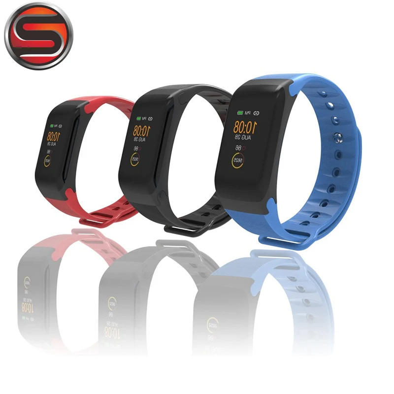 

F1 Plus Color Screen Smart Bracelet Fitness Tracker Blood Pressure Smart Band Sleep Monitor Call Reminder Smart Wristband B31