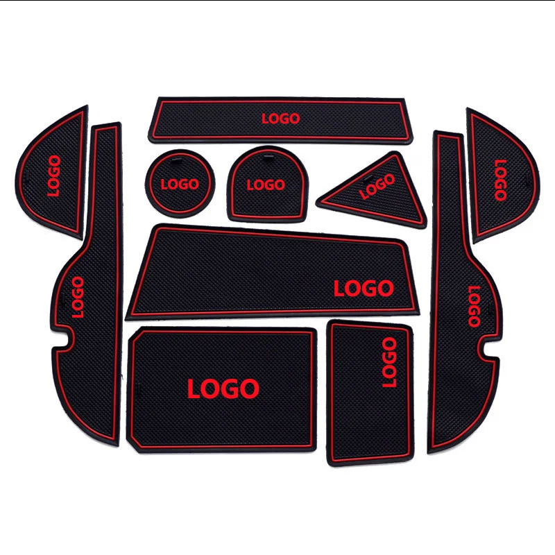 

Anti-Slip Gate Slot Mat Rubber Coaster for Toyota RAV4 xa40 2013 2014 2015 pre-Facelift RAV 4 40 Hybrid Accessories Car Stickers