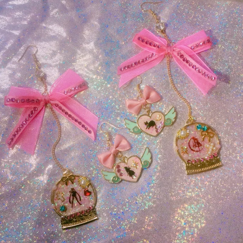 Комплект из 2 предметов Kawaii градиент черного цвета микс кошки прозрачный
