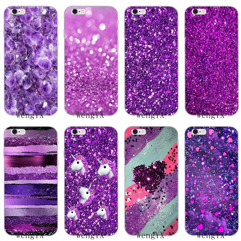 

flower Unicorn Purple printed pattern Soft phone case For HTC One A9 M10 M7 M8 M9 E9 plus Desire 530 626 628 630 816 820 U11