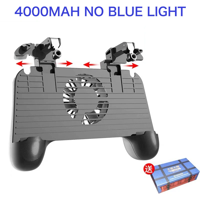 Мобильный игровой контроллер PUBG геймпад триггер Aim Кнопка L1R1 джойстик для шутеров для IPhone игровой коврик для игровой площадки аксессуары - Цвет: 4000 no blue light