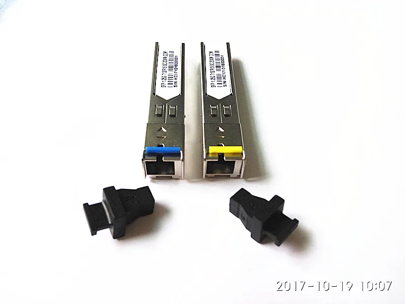 WDM/BIDI SFP модуль оптического волокна 1 25G BiDi приемопередатчик с одним SC коннектором