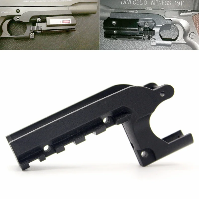 Лидер продаж сгусток 1911 пистолет 20 мм под рейку направляющая пистолета адаптер лазер Крепление