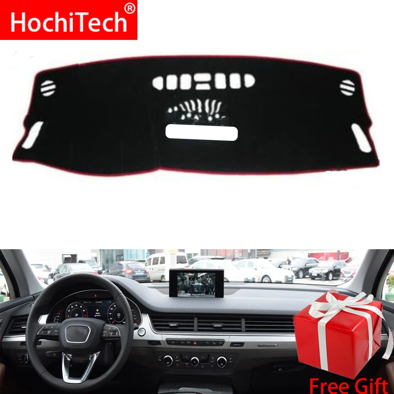 

For AUDI Q7 2016 2017 2018 2019 Right and Left Hand Drive Car Dashboard Covers Mat Shade Cushion Pad Carpets Accessories