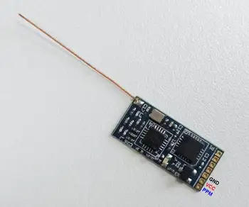 

Free Shipping DasMikro FrSky ACCST protocol compatible 0.5g 8 Channel PPM Receiver