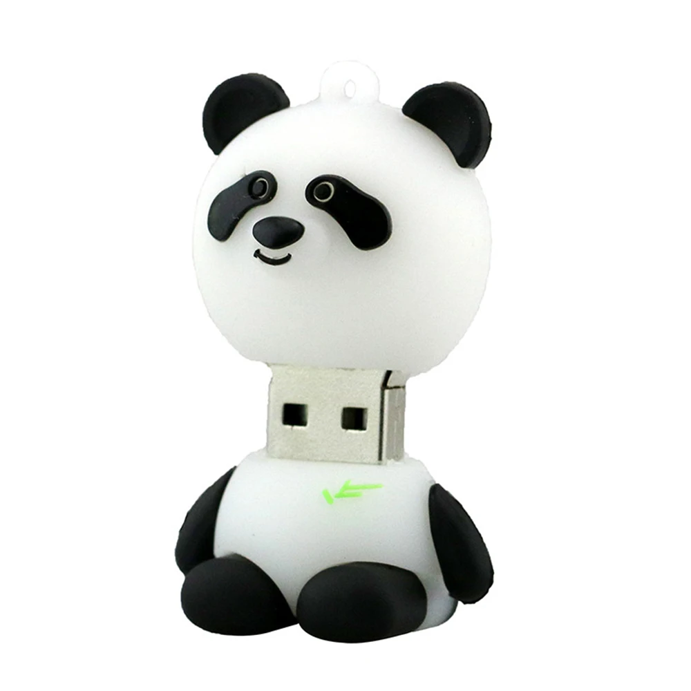 USB флеш накопитель в виде животного пингвина кота мультяшная Флэшка анимационная