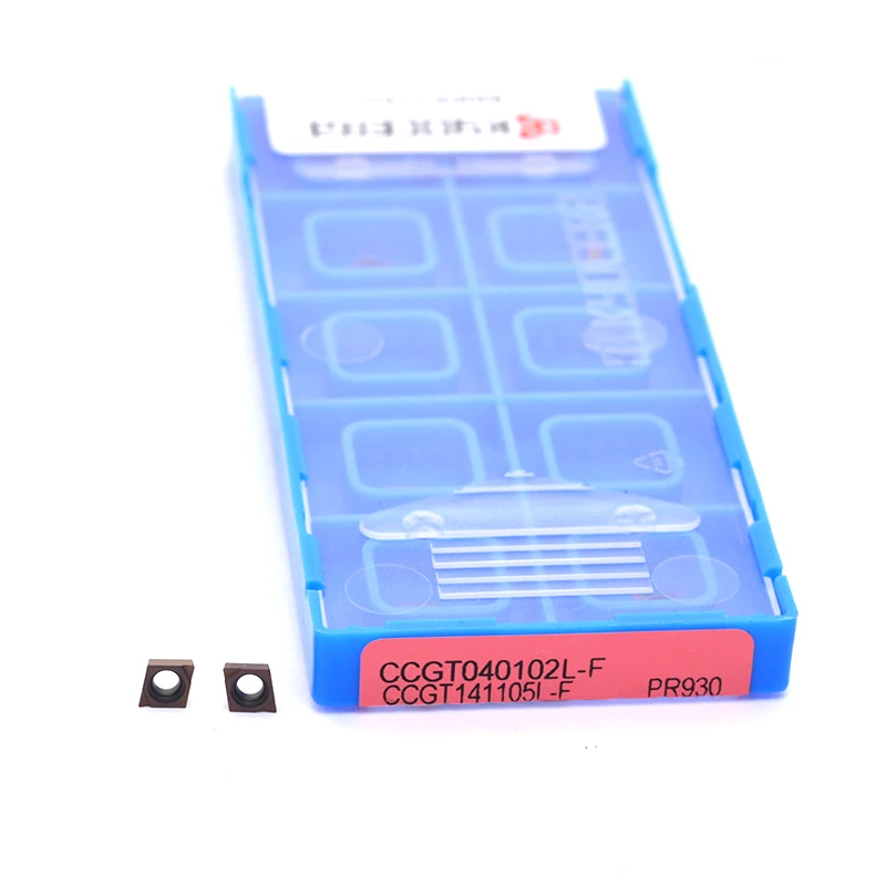 

10pcs CCGT040102L-F inserts cutter Tungsten Carbide insert Tip Lathe Insert for steel