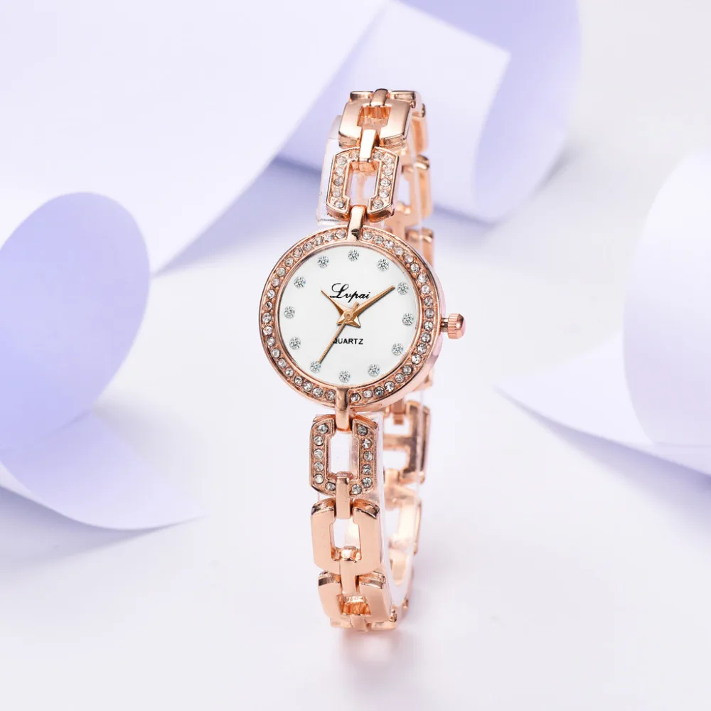 

LVPAI Montre Femme Fashion Women Bracelet Watch ultra slim Belt LadiesWatch Luxury Brand Women Quartz WristWatch Gold Sliver *E