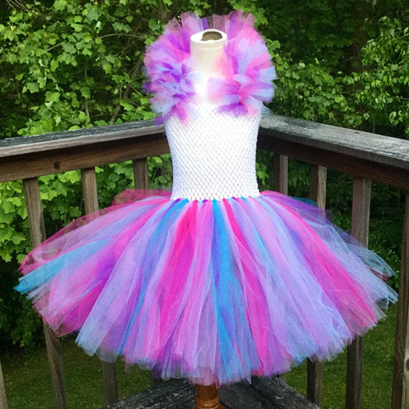 Special Unicorn Baby Girls Dresses with Tulle Straps Baby ...