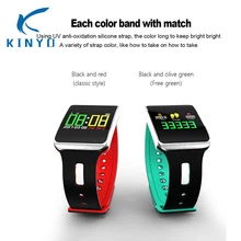 Умный Браслет пульсометр кислородный Смарт-часы Смарт-спортивный браслет 0,96 дюймов экран Bluetooth 4,0 смарт-браслет