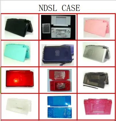 

15 Colors For N-D-S Lite Complete Housing Case For N-D-S-L Console Shell Replacment Full Set