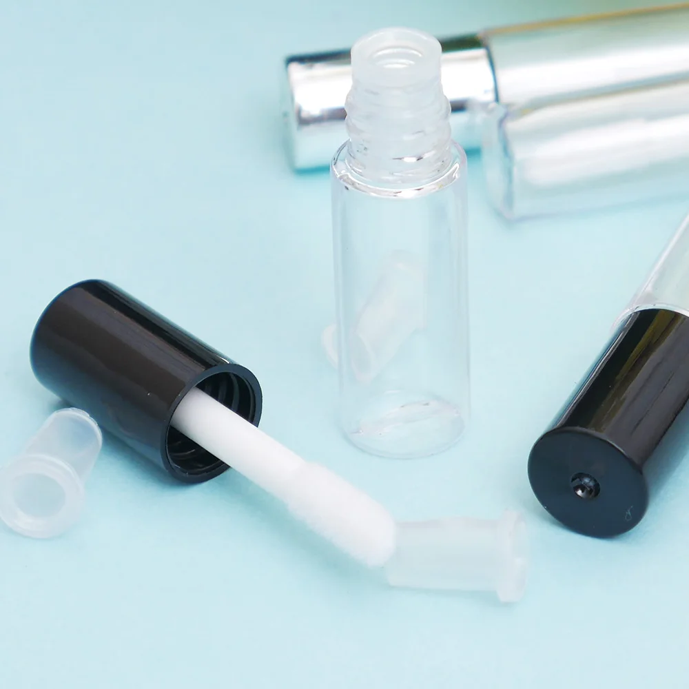 HHOT 1 2ML Mini Empty Plastic Clear Lipstick Tube Balm Bottle Container 3