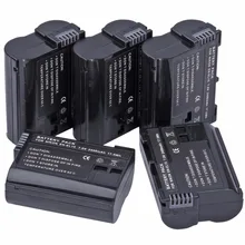 5 шт. probty EN-EL15 en EL15 Замена Батарея для Nikon 1 V1 D600 D610 D750 D800 D810A D810 D800E D7000 D7100 D7200 Камера