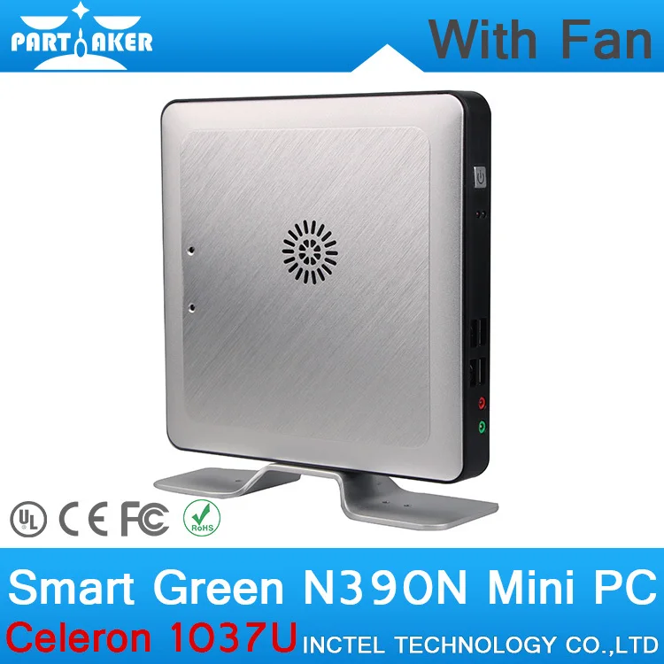 2G RAM 16G SSD Industrial Mini PC Intel Celeron 1037U CPU Dual Core Linux Embedded Computer