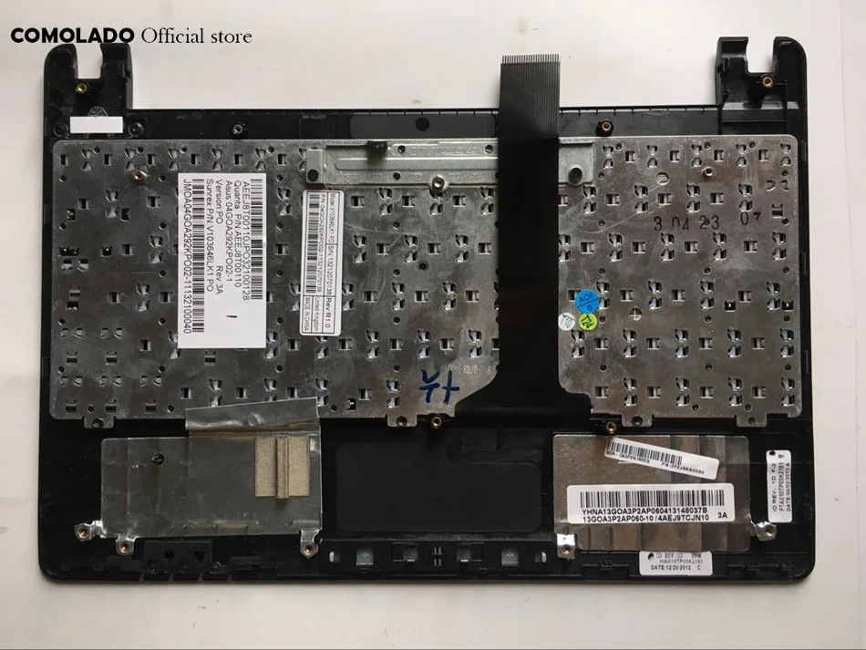 GR Germany ketboard FOR ASUS Eee PC X101H X101CH white plamrest black keyboard GR Layout (2)