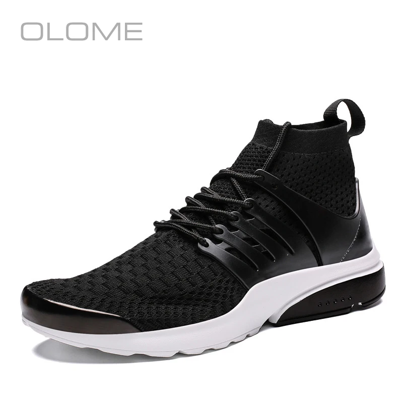 

OLOME spring high-top shoes men breathable Korean version of the increase in tide shoes wild in the sports and leisure men shoes