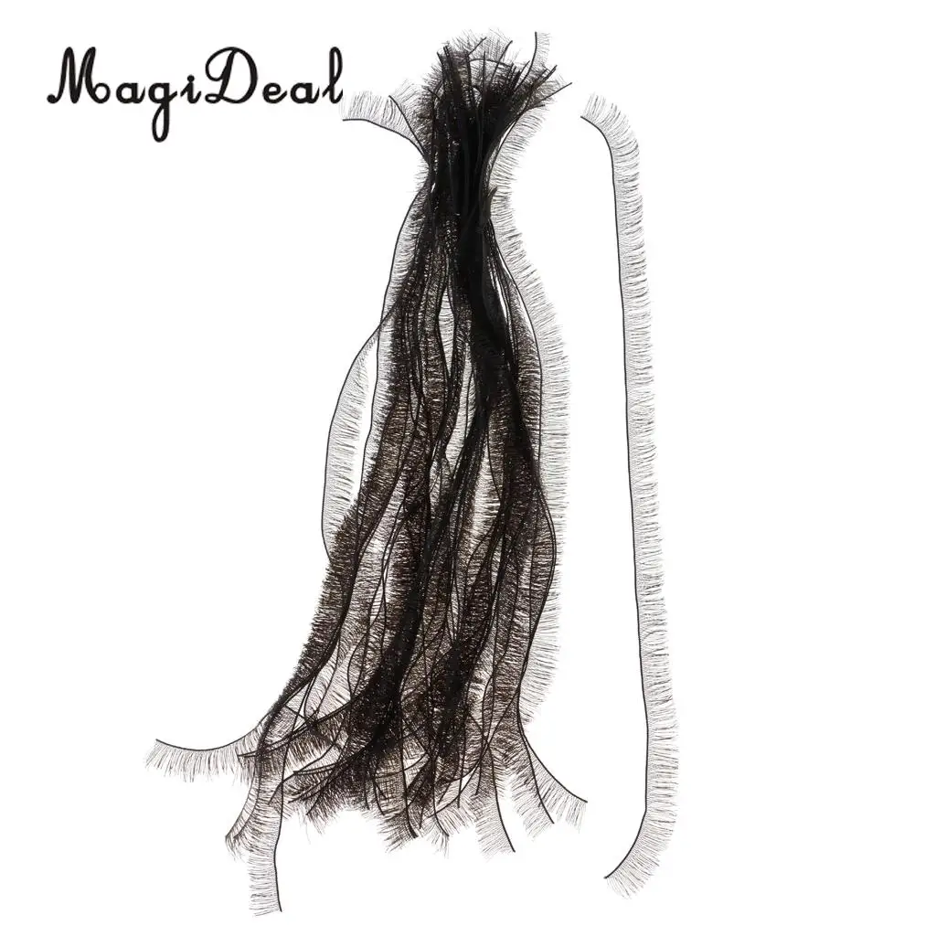 40Pcs Curly Plastic False Baby Realistic Doll Eyelashes for BJD Doll Eye Make Up Accs 20cm Length Children Girls DIY Toys