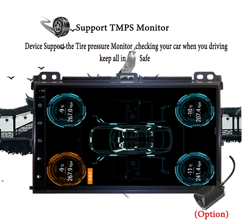 Best Android 9.1 Car DVD Player for Toyota Prado 120 Land Cruiser 2004-2009 2din Car Radio GPS Navigation Multimedia Head Unit Player 2 Best Android 9.1 Car DVD Player for Toyota Prado 120 Land Cruiser 2004-2009 2din Car Radio GPS Navigation Multimedia Head Unit Player 2