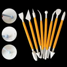 Новые инструменты для приготовления Рождественского торта 8 шт./компл. торт форма формовочный нож Кухня fondant(сахарная) Кухня аксессуары торт подставка для пресс-формы скульптурные ножи