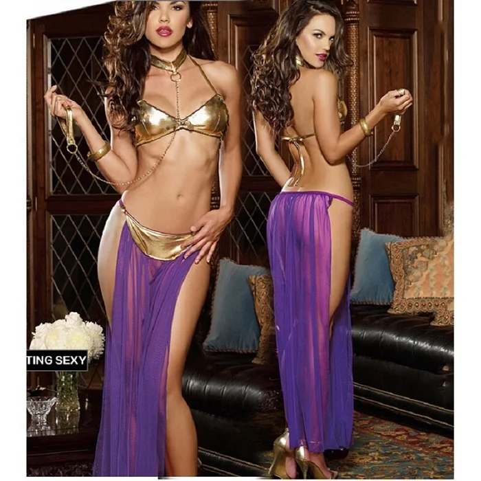 Горячая Распродажа, сексуальное женское белье для косплея, соблазнительное сексуальное нижнее белье, Прозрачная Клубная одежда, пижамы, Эротическое белье Тедди - Цвет: purple